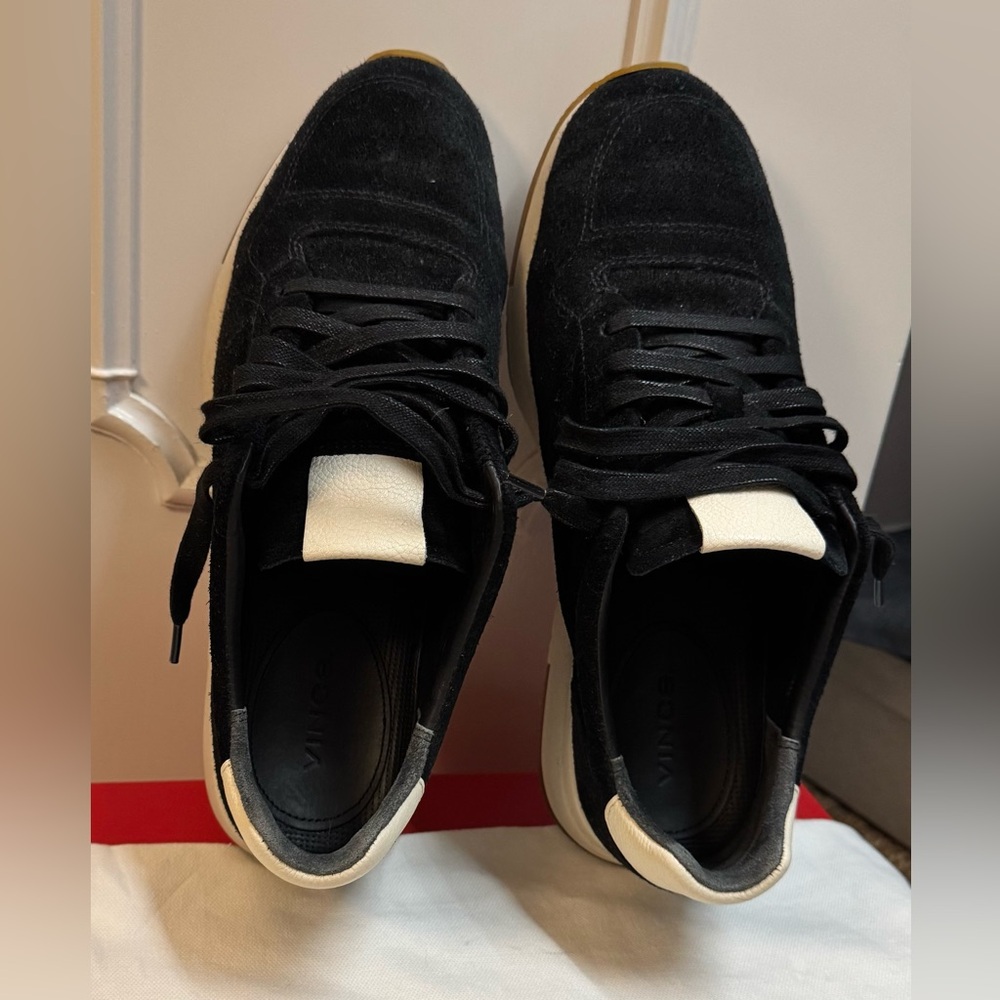Vince Black Suede Sneakers - Picture 6 of 7